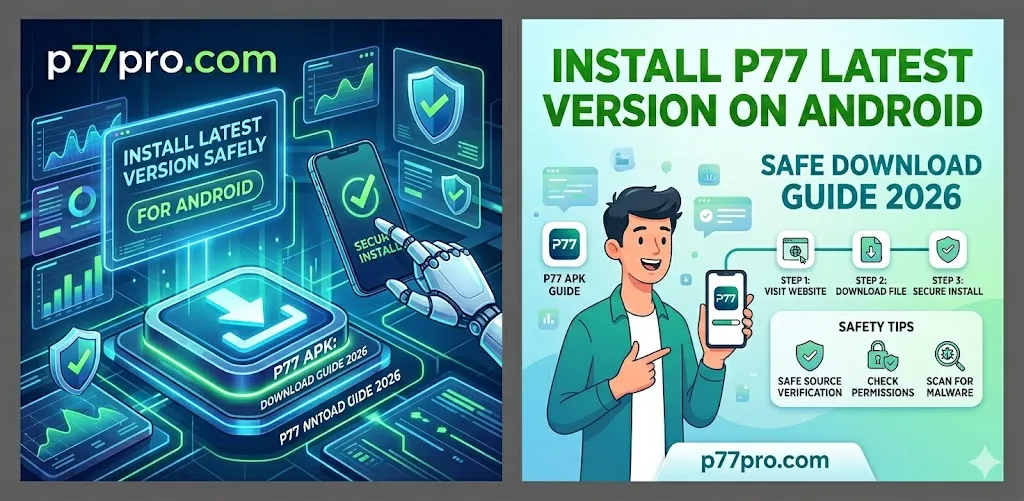 P77 APK installation steps android unknown sources enable guide