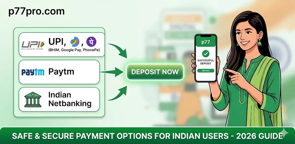 P77 Deposit Methods Guide 2026 – Secure Payment Options, Fast Transfers & Bonus