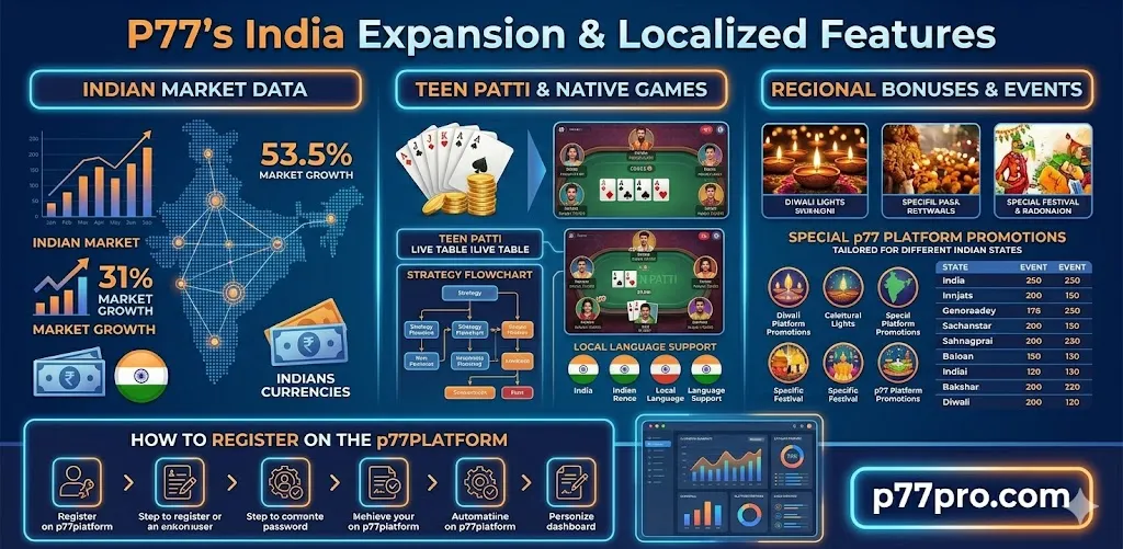 P77 game download interface and mobile gaming dashboard in 2026