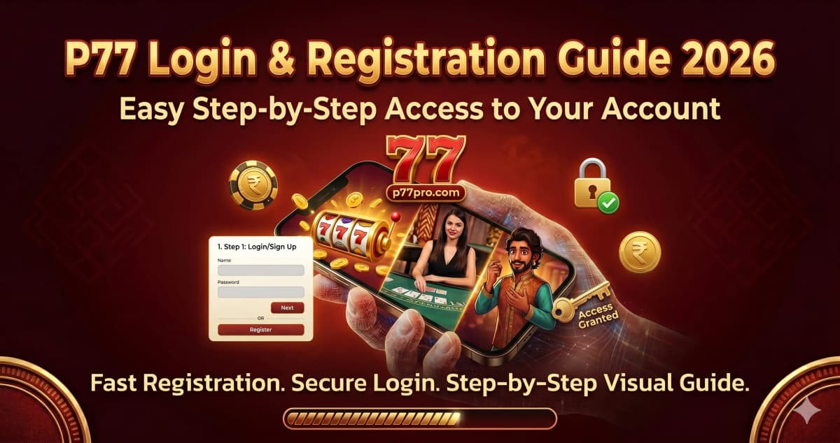 P77 Login & Registration Guide 2026 – Easy Step-by-Step Access to Account